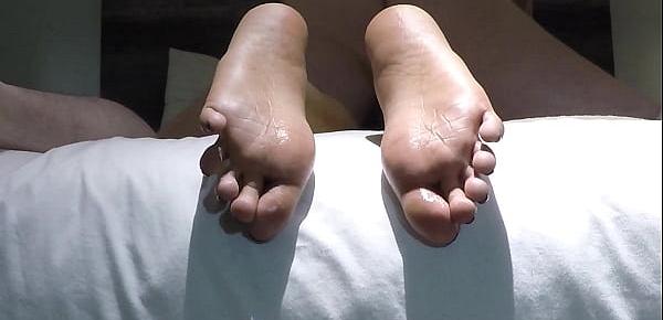 Latino spinner tinny foot job